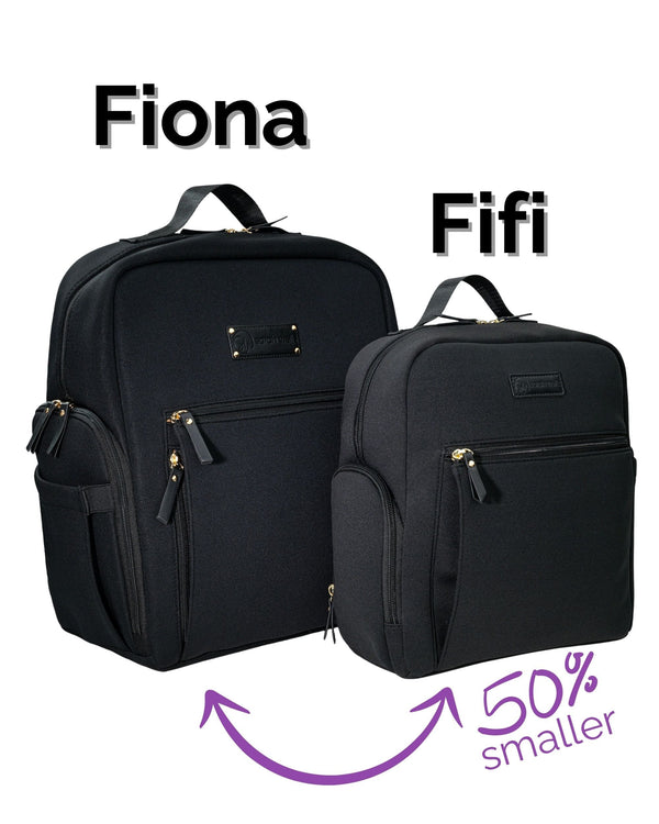 Sarah Wells Fifi Mini Breast Pump Bag – 13" Neoprene Backpack for Wearable Pumps – Insulated, Lightweight, Washable