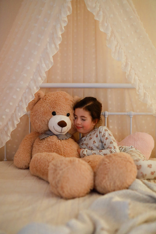 Teddy Bear Hearts 2pc Bamboo Pajamas