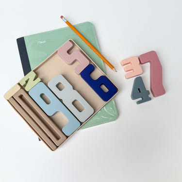 Wyatt Number Stacking Blocks - colorful educational furniture for babies to enhance learning and play.