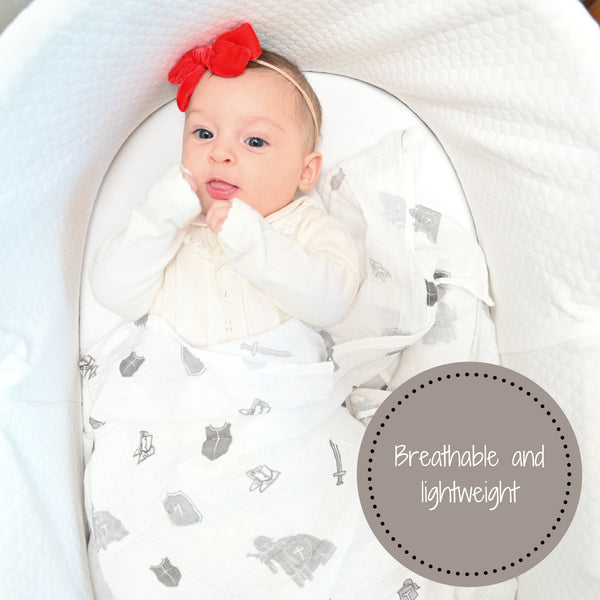 Armor of God Baby Swaddle Blanket