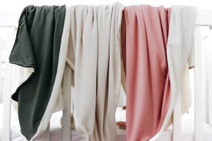 Peony Ribbed Toddler Blanket