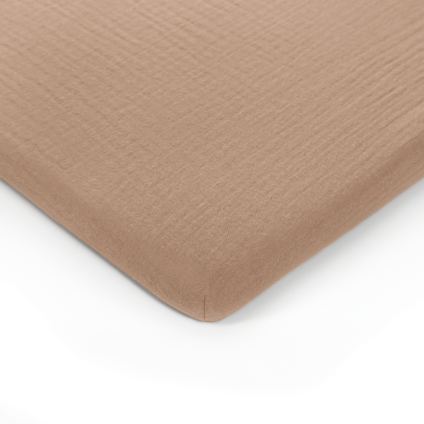 Muslin Fitted Bassinet Crib Sheet