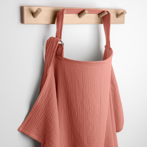 Muslin Nursing Cover, Pack of 1 in Dusty Rose
