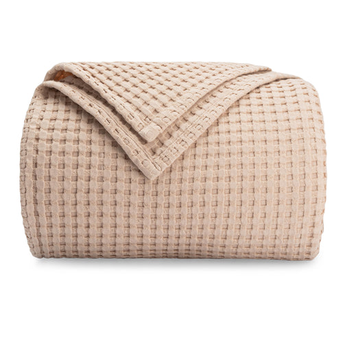 Adult Waffle Blankets in Blush