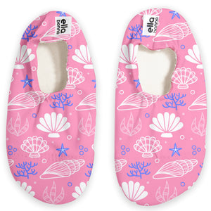 Non-Slip Sole, Unisex Baby, Children's Sea Shoes, Pool Booties, Seashell