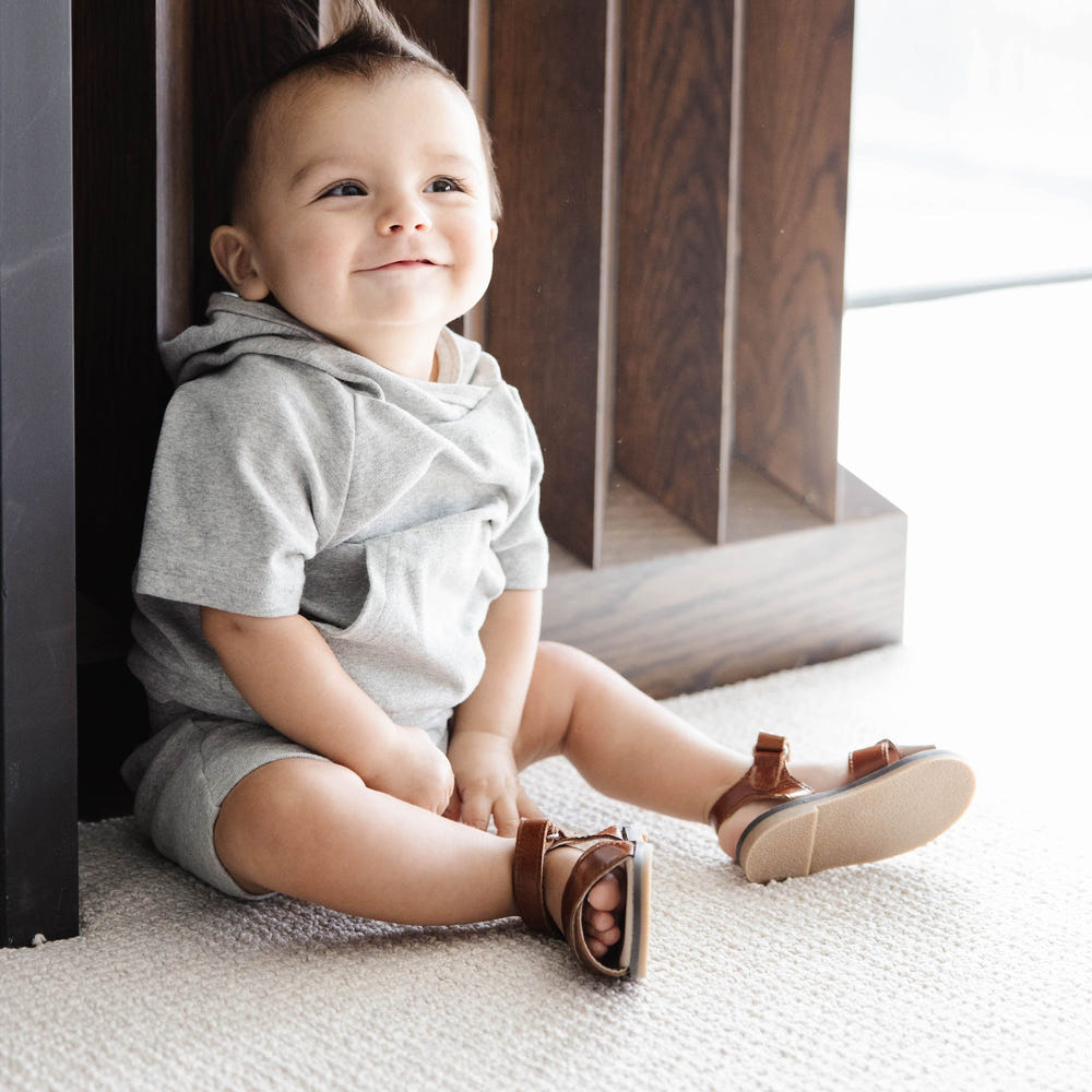 Cognac Classic Sandal for babies - stylish and comfortable footwear for little ones.