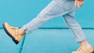 Natural - Lug Sole Mary Jane