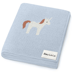 Knit Unicorn Blanket - MOOGCO Baby