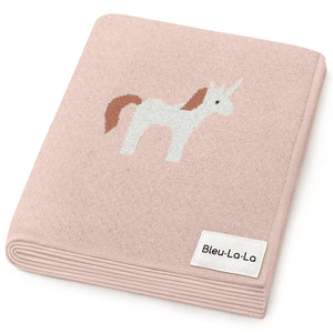 Knit Unicorn Blanket - MOOGCO Baby