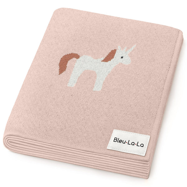 Knit Unicorn Blanket - MOOGCO Baby