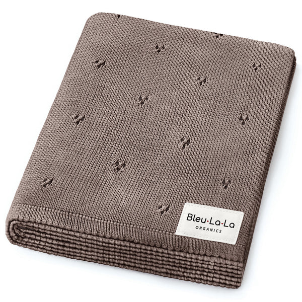 Organic Pointelle Luxury Knit Swaddle Blanket - MOOGCO Baby