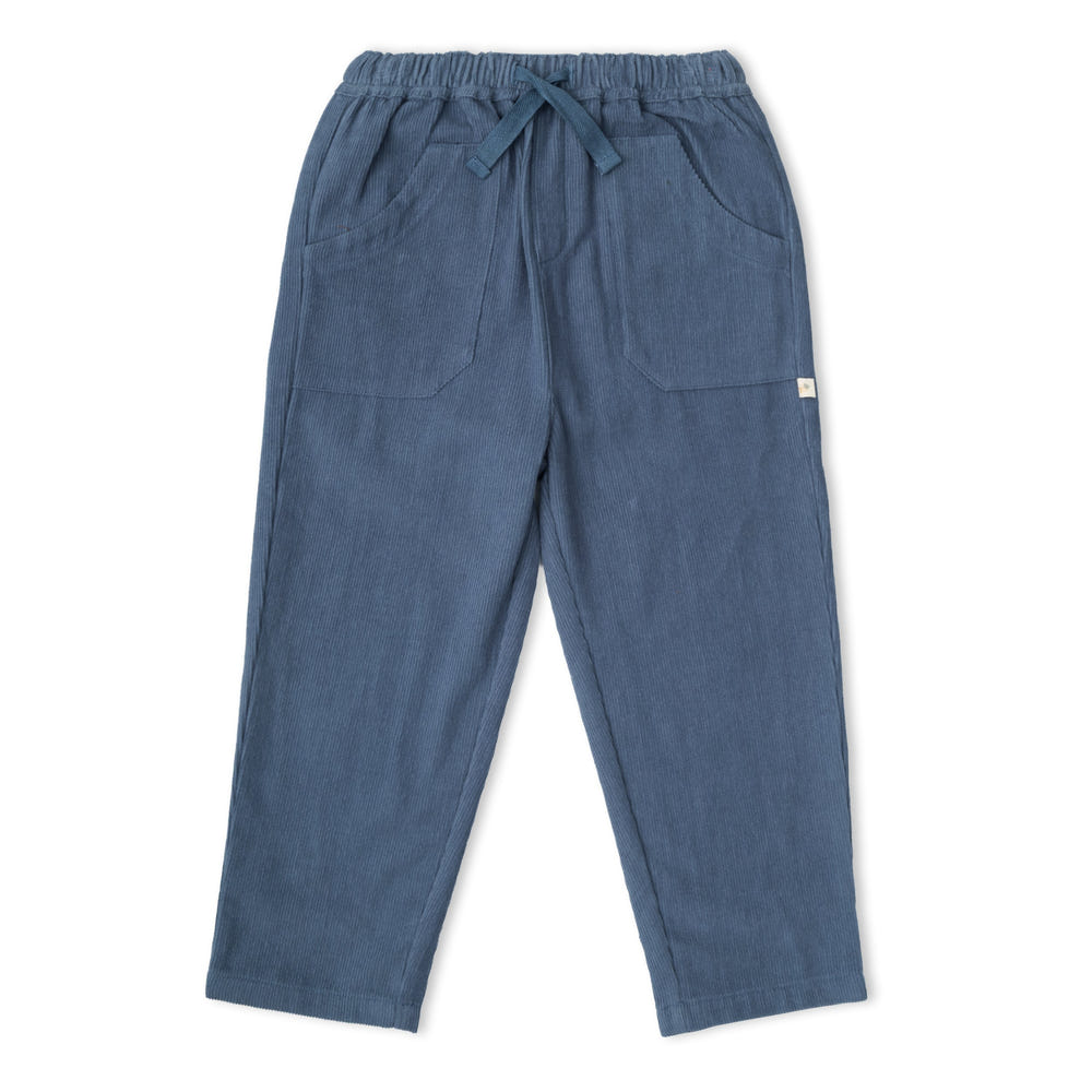 Organic Corduroy Pants - Navy