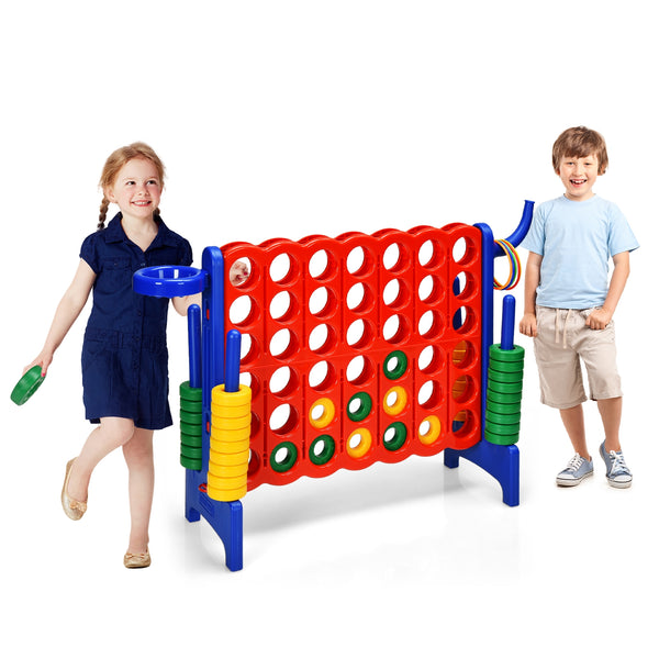 2.5Ft 4-to-Score Giant Game Set - Weather-Resistant for Kids - Outdoor Play