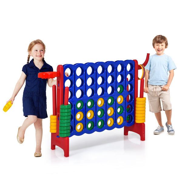 2.5Ft 4-to-Score Giant Game Set - Weather-Resistant for Kids - Outdoor Play