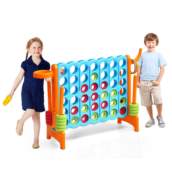 2.5Ft 4-to-Score Giant Game Set - Weather-Resistant for Kids - Outdoor Play