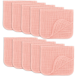 Muslin Burp Cloths in Lace