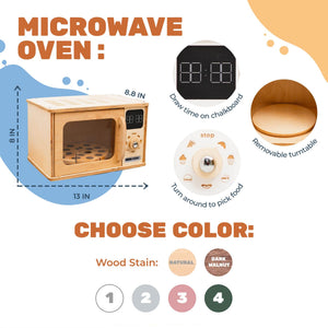 Wooden Microwave Toy