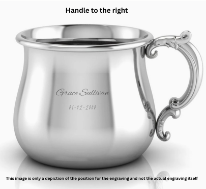 Krysaliis Sterling Silver Baby Cup - Bulge Victorian