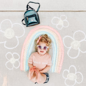 The Sleepy Panda Buddy - Vegan Leather Ultra-Mini Backpack