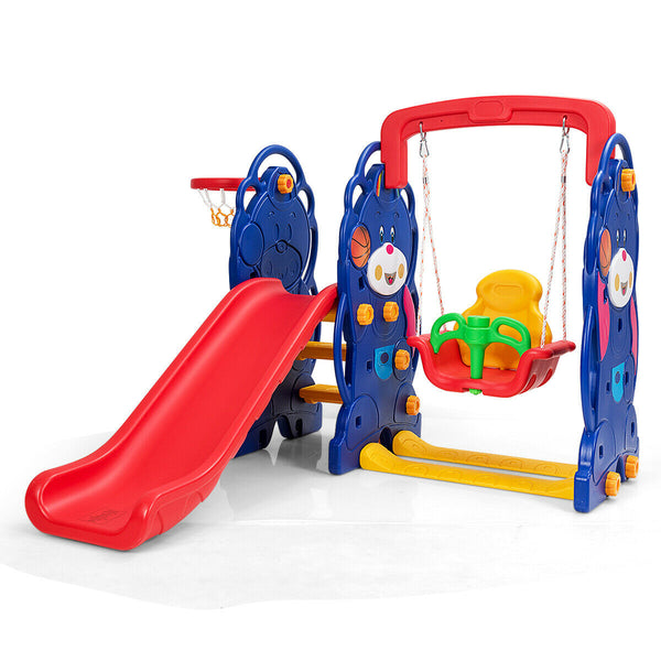 3-in-1 Toddler Climber and Swing Playset - Indoor & Outdoor for Toddlers & Kids