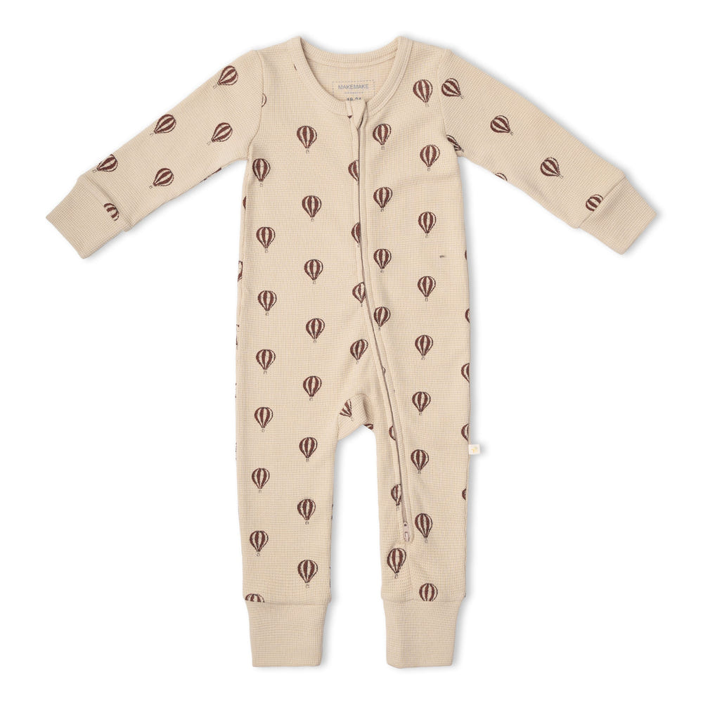 Organic 2-Way Zip Romper - Ballon Voyage