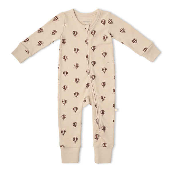 Organic 2-Way Zip Romper - Ballon Voyage