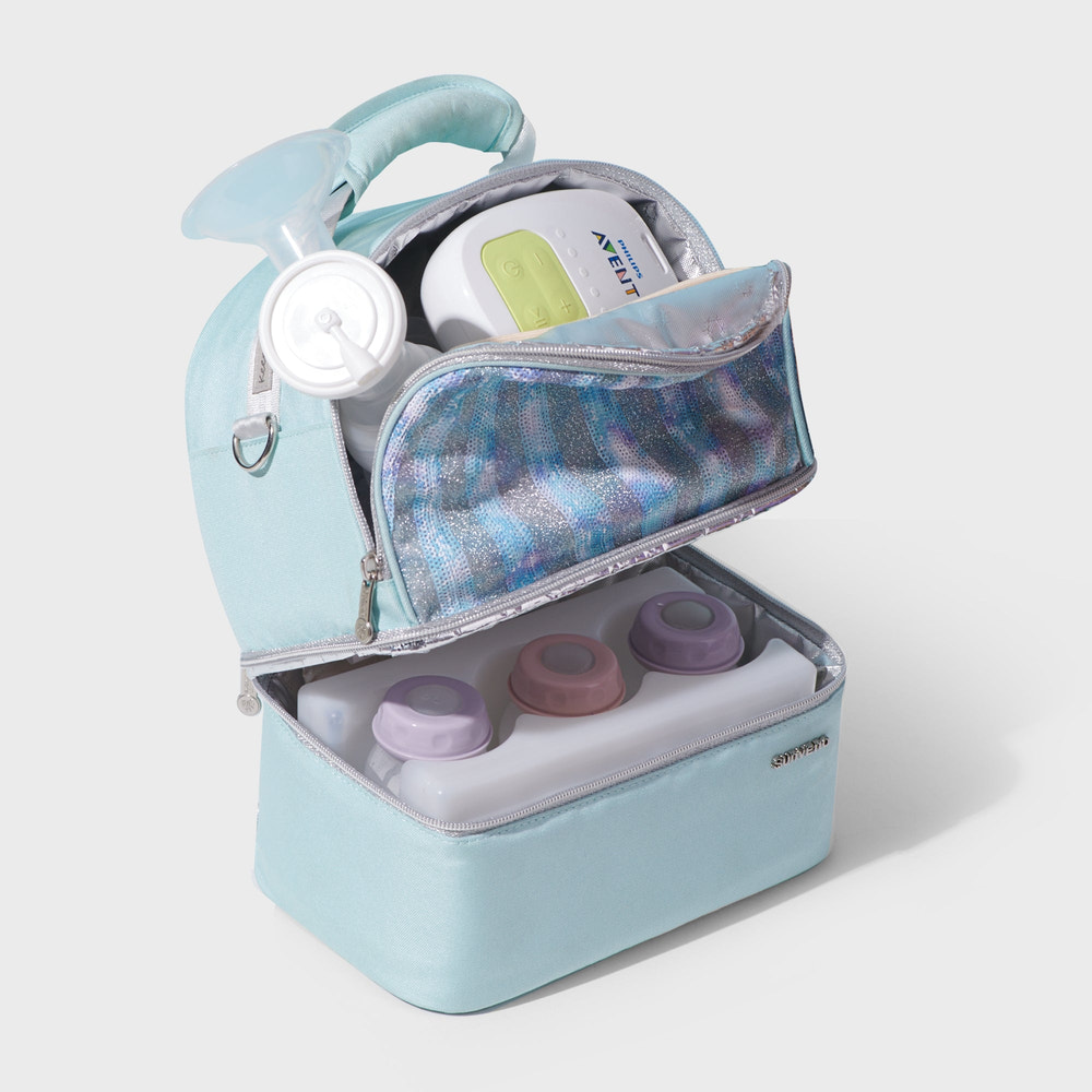 Insulated Lunch Box Double Deck Cooler Bag