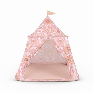 Colorful Blooms Play Tent for babies, perfect for indoor and outdoor fun, fostering imagination and playtime adventures.