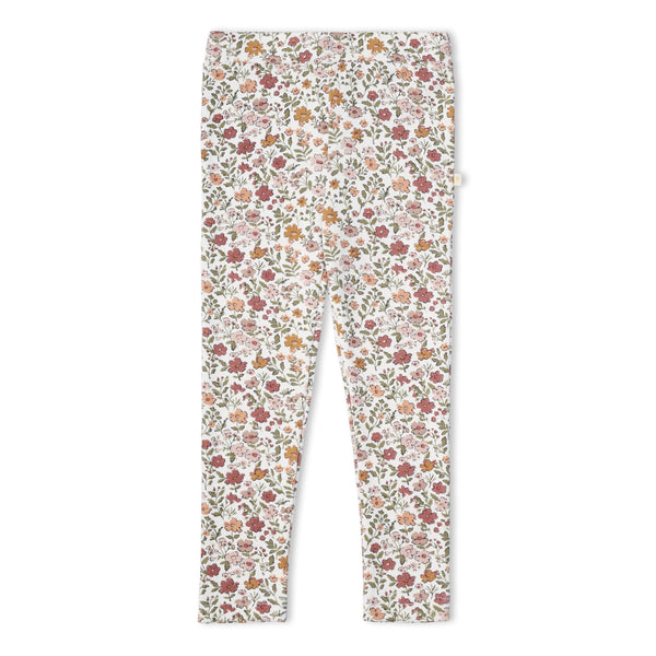 Organic Legging Set of 2 - Woodland Sprig + Taupe
