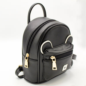 The Sleepy Panda Buddy - Vegan Leather Ultra-Mini Backpack