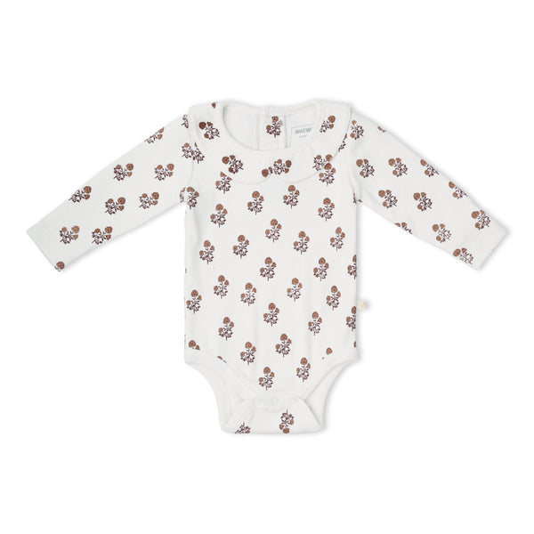 Organic Ruffle Collar Onesie & Pants Set - Loom