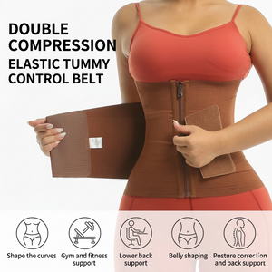 Women’s Waist Trainer Tummy Control Belt - Breathable Sweat Band for Fitness, Body Shaping & Back Support