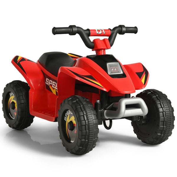 6V Kids Electric ATV 4 Wheels Ride-On Toy - Rechargeable