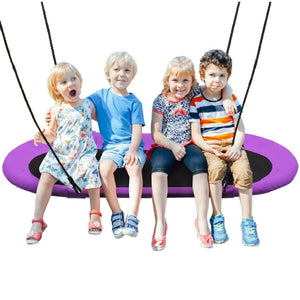 60 Inch Saucer Surf Outdoor Adjustable Swing Set - Electric for Infants