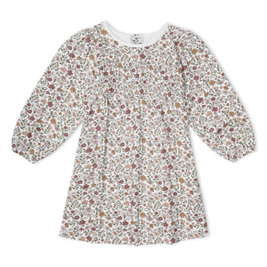 Organic Smocked Sundress - Woodland Sprig