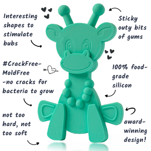 Little bamBAM Baby Teething Toy - Turquoise