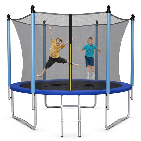 Outdoor Trampoline with Safety Closure Net