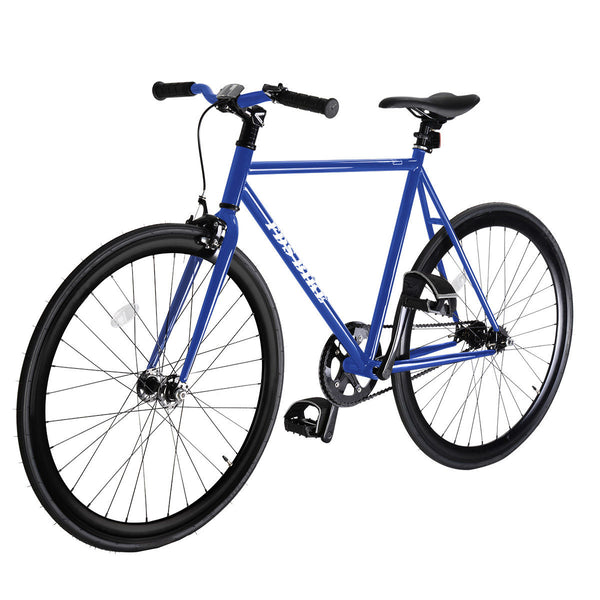 700 C 54 cm Steel Track Fixed Gear Bike for kids, perfect for safe and fun rides.