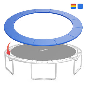10 Feet Universal Spring Cover Trampoline Replacement Safety Pad at an angle, ensuring safety for kids during playtime.