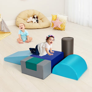6 Piece Climb Crawl Play Set Indoor Kids Toddler - Indoor & Outdoor