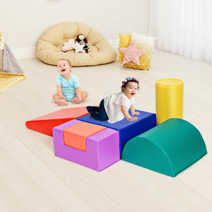 6 Piece Climb Crawl Play Set Indoor Kids Toddler - Indoor & Outdoor