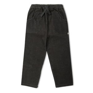 Organic Corduroy Pants - Charcoal
