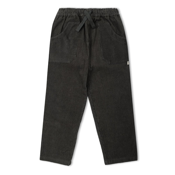 Organic Corduroy Pants - Charcoal