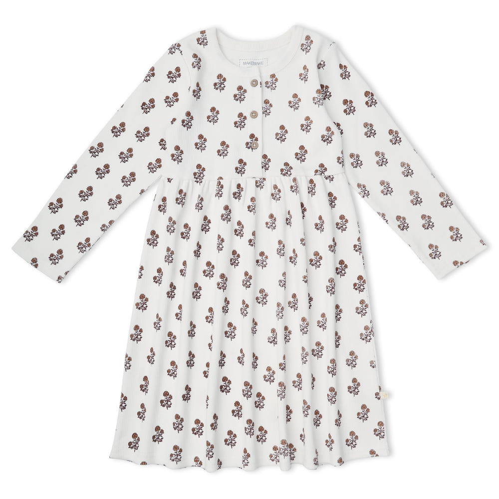 Organic Buttoned Dress - Loom