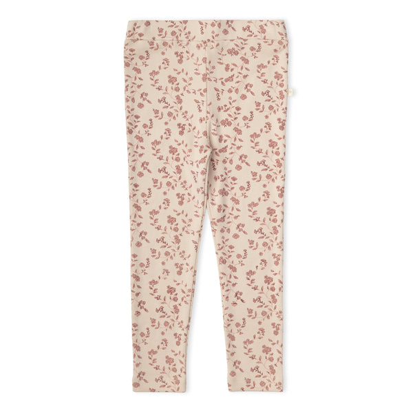Organic Legging Set of 2 - Petal Whispers + Dusty Rose