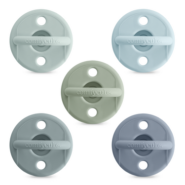 Multicolor boy pacifiers, 5 pack - perfect for soothing your baby with style and comfort.