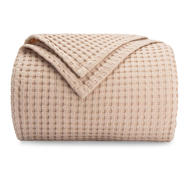Adult Waffle Blankets in Blush