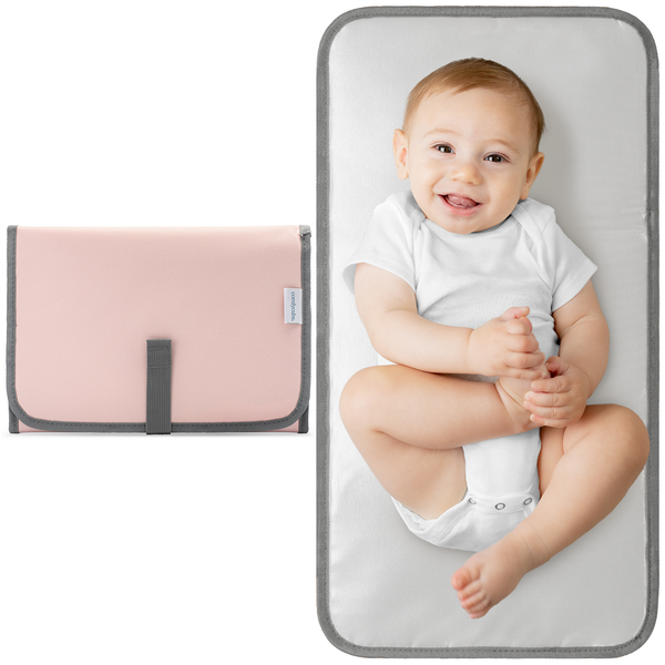 Compact Changing Pad in Pink Blush