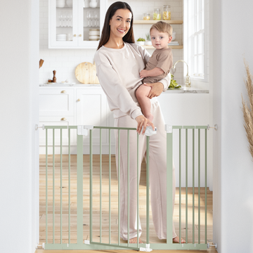 Baby Safety Gate in Sage