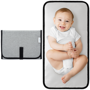Compact Changing Pad in Solid Grey